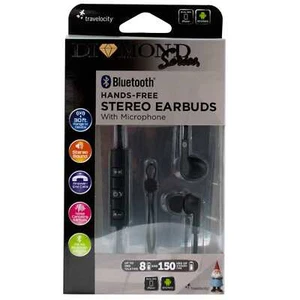 Travelocity Stereo Handsfree Headset Black (25 Pack) - Picture 1 of 1