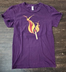 Dave Matthews Band Fall 2010 Tour T Shirt Concert Size Med M Matches Fire Dancer - Picture 1 of 5