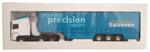 1:43 Scale Eligor 111683 DAF XF95 Space Cab Curtainsider - CHRISTIAN SALVESEN - Picture 1 of 2