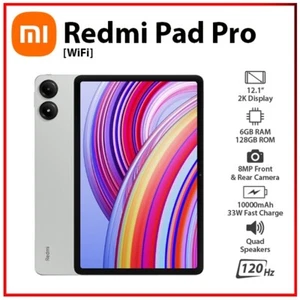 (Wi-Fi) Xiaomi Redmi Pad Pro 6GB+128GB GREEN Octa Core Android PC Tablet (New) - Picture 1 of 4