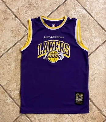 NWOTBOYS PURPLE & GOLD LOS ANGELES LAKERS JERSEY SIZE 10-12 - Image 1 of 2