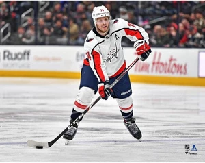 John Carlson Washington Capitals Unsigned White Jersey Skating 11" x 14" Photo - Picture 1 of 1