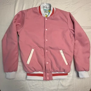 Rare Steven Universe Daylight Curfew Pink Wool Varsity Jacket Size M Unisex CN - Picture 1 of 7