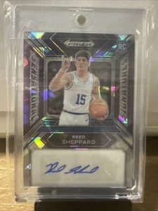 2024 Panini Prizm Draft Picks Reed Sheppard Sensational Signatures (RC, AU) /99 - Bild 1 von 3