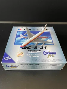 Gemini Jets United Airlines Douglas DC-8-21 N8005U 1:400 Scale Model Airplane - Picture 1 of 15
