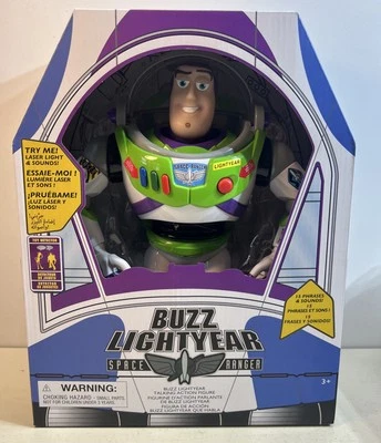 Disney Parks Toy Story 12" Buzz Lightyear Interactive Talking Action Figure NEW - Image 1 of 4