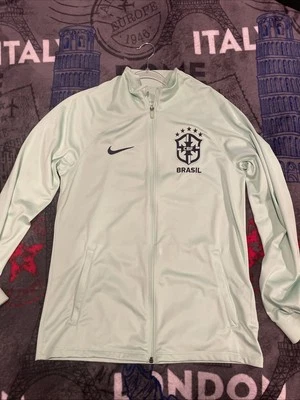 Nike Brazil Strike Medium Dri-Fit Soccer Track Jacket Green DX1950-390 Brand NWT — 第 1/4 张图片