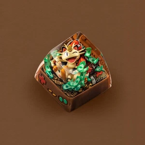 S-CRAFT MEOWTH ARTISAN POKEMON KEYCAP (CHERRY MX) SCRAFT *FABRYCZNIE NOWY* - Zdjęcie 1 z 5