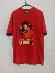 Set Phasers On Stunning Officer Uhura Vintage Large Star Trek T-Shirt Rare  - Bild 1 von 4