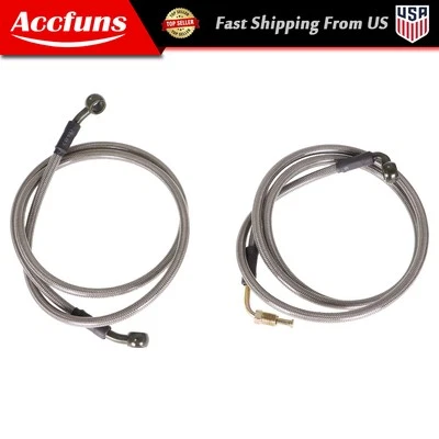 Líneas de freno delanteras/traseras extendidas para ATV Polaris RZR 800/S 800/4 800/XP 900 1068 Foto 1 de 4