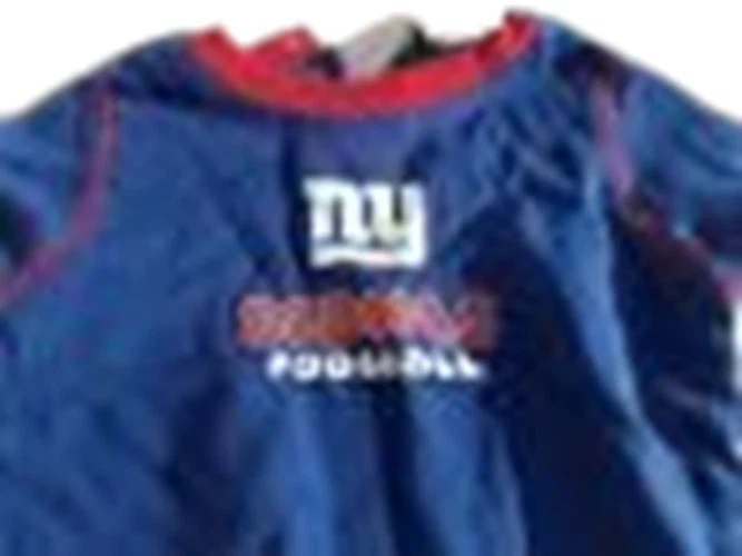 Traje corporal Reebok bebé 18M New York Football Giants azul manga corta NFL Foto 1 de 4