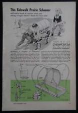 Covered Wagon Praire Schooner converted Flyer 1958 HowTo build PLANS