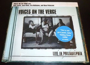 New! VOICES ON THE VERGE Live In Philadelphia (CD 2001) **SEALED w/hole+cracks** - Picture 1 of 4