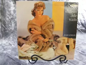 Julie London Whatever Julie Wants MONO Liberty Jazz Vocals LP VINYL ALBUM - Picture 1 of 4