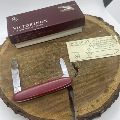 Cuchillo suizo de 2 hojas Victorinox Suiza de colección con certificado de autenticidad y caja original Foto 1 de 4