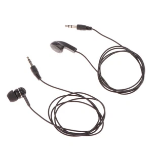 1Pc Earpiece 3.5mm Plug Single Side Headset Headphone Dual Channel Earphone - Photo 1/14