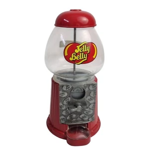 Jelly Belly Mini Bean Machine Candy Dispenser Bank Die Cast Metal w/Glass Globe - Picture 1 of 10