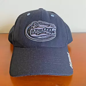 Ball Cap Hat Florida Gators Embroidered Black Hook & Loop Size Adjustment M/L - Picture 1 of 7