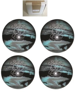 EPCO Candlepin 4 balls- Cobra Pro - Black, Light Blue & Grey (with engraving) - Picture 1 of 7