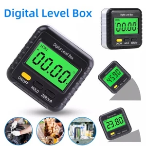 Inclinómetro digital magnético 4*90° caja de nivel medidor de ángulo buscador transportador - Imagen 1 de 10