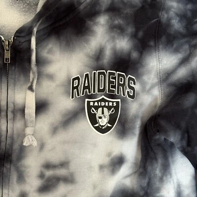 Raiders NFL Apparel Mujer’s Mediana Tie Dye Sudadera con Capucha Cremallera  Foto 1 de 4