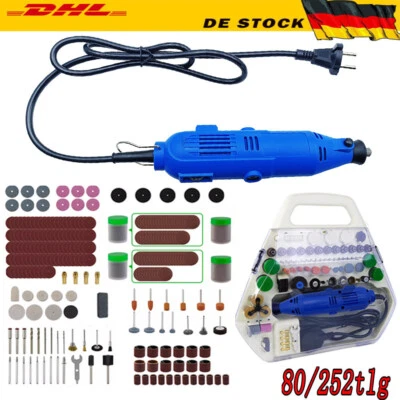 MARKENLOS Multifunktionswerkzeug 220 V-240V,Drehwerkzeug Für Dremel,Schleifgerät 80/252tlg