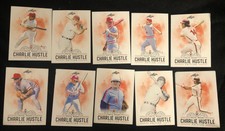 2020 Leaf Baseball PETE ROSE “Charlie Hustle Edition” Complete 10 Card Set MINT!