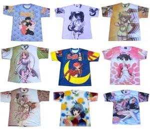 Mens Manga Anime Retro Japanese Cartoon Printed Tokyo Comic T-shirt Large & XL - Picture 1 of 13