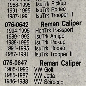 Brake Caliper 076-0642 Beck/Arnley Reman with Free Shipping 19-B1168 - Picture 1 of 1