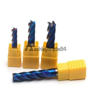4-flutes NACO-blue HRC65 Lengthen End Mill milling cutter high hard materials - Picture 1 of 3