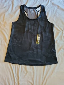 Athletic Works Women's Moisture Wicking Tank Size L Black Camo - Picture 1 of 1