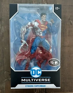 McFarlane DC Multiverse New 52 Cyborg Superman Platinum Edition CHASE - Picture 1 of 3