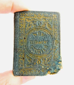 Antique Miniature Book Stories From The New Testament by Aunt Laura 1862 1-1/2"W - Picture 1 of 8
