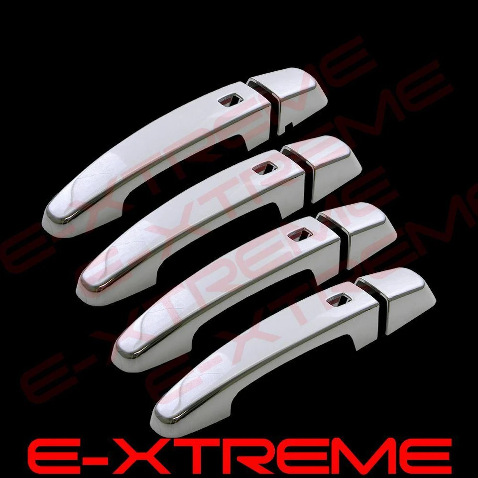 Хромированная крышка дверной ручки с 4 умными замочными скважинами для 2017 18 2019 2020 GMC Acadia - Изображение 1 из 1