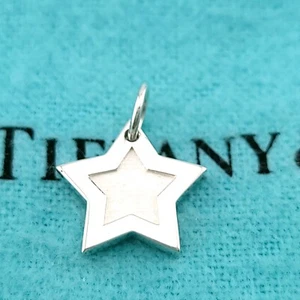 Raro colgante Tiffany & Co. de plata esterlina súper estrella pequeño con dije - Imagen 1 de 4