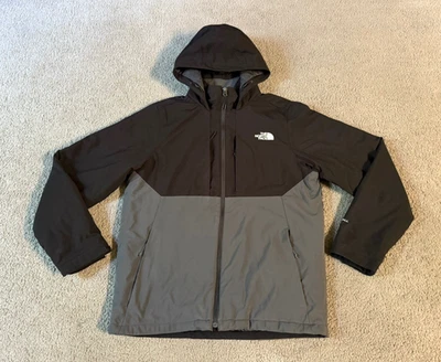 Chaqueta con capucha North Face Primaloft Windwall para hombre - negra/gris - talla mediana Foto 1 de 4