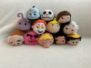 Disney Tsum Tsum Plüsch - 12 Stück - gebraucht und gewaschen / einige fehlende Tush Tags - Bild 1 von 2