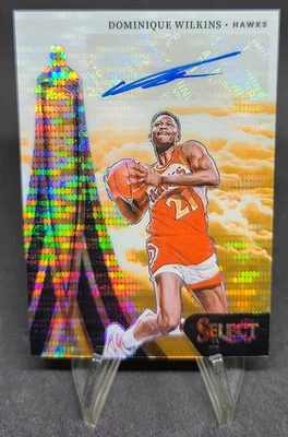 2024-25 Select - Dominique Wilkins - Gold Pulsar Prizm Auto SSP#04/30! ATL Hawks Foto 1 de 3