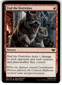 End the Festivities Innistrad: Crimson Vow Regular MTG - Picture 1 of 2