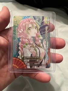 Mitsuri Kanroji Demon Slayer SSR Waifu Holo Foil Anime Sammelkarte - Bild 1 von 4