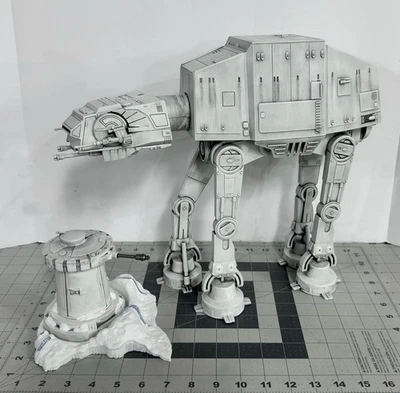 Star Wars ESB - Modelo de exhibición AT-AT Walker & Rebel Turrent de 15” de alto - ¡RARO! Foto 1 de 4