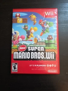 Nuevo Juego Super Mario Bros. Wii 2009 Nintendo Completo Con Manual Probado! - Imagen 1 de 6