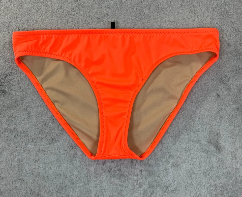 Pantalones de bikini para mujer J.Crew talla S naranja neón hecho en EE. UU. Foto 1 de 4