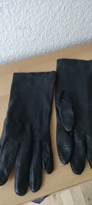 Lederhandschuhe Damen Schwarz - Bild 1 von 5