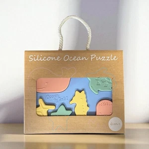 Pastel Silicone Ocean Puzzle for Kids/Toddlers - Picture 1 of 3