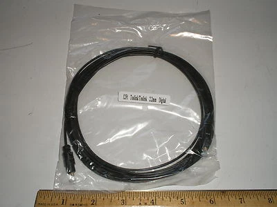 12 Ft Toslink/Toslink 2.2mm Fiber Optic Digital Audio Cable 17520-*6 - Image 1 of 3