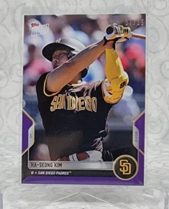 2022 San Diego Padres MLB Topps NOW Road To Opening Day Ha-Seong Kim - Purple - Picture 1 of 2