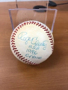 Roger Clemens Mike Schmidt Mike Scott Autographed Baseball JSA Authenticated - Picture 1 of 7