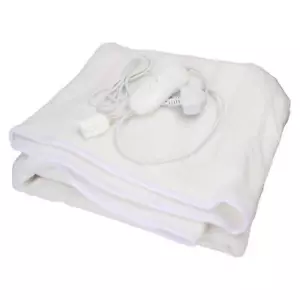 Small Electric Heated Under Blanket for Single Beds Machine Washable Warm - Picture 1 of 2
