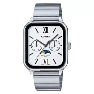 Casio watch Standard Moon Phase Analog Men Watch MTP-M305D-7A2V metal Band - Picture 1 of 8
